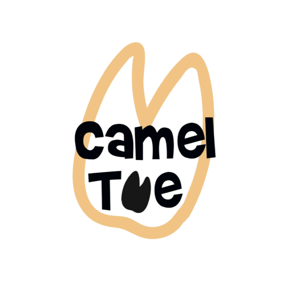 Classic Camel Toe Car Enamel Sticker