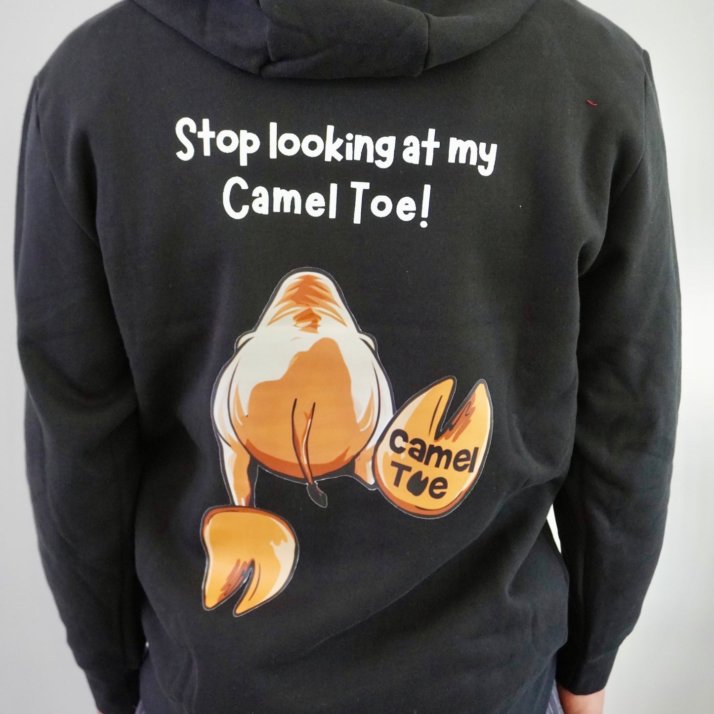 Stop Looking! CamelToe Graphic Hoodie